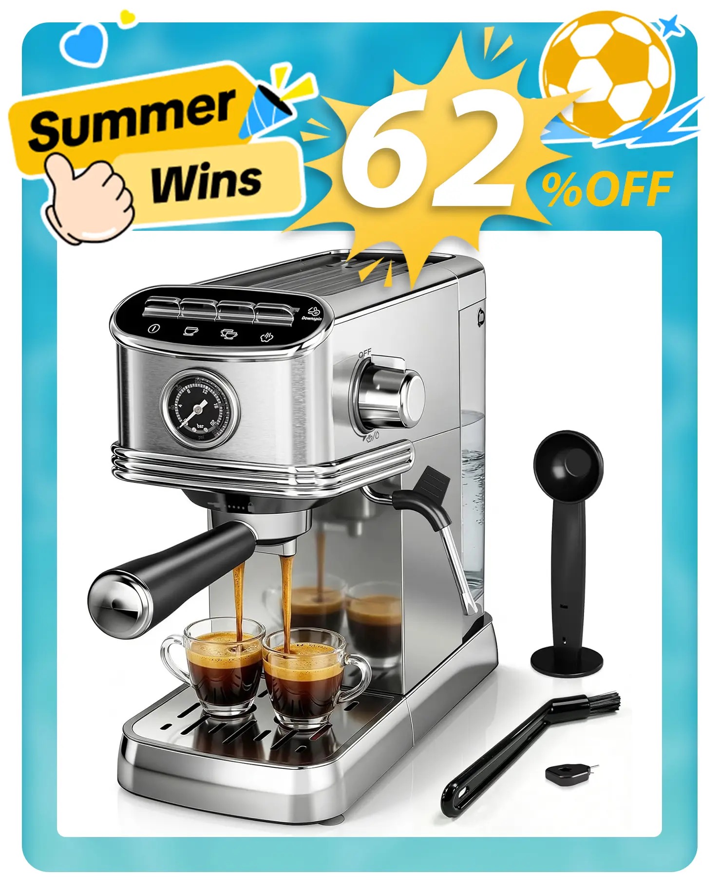 Commercial Espresso Machine Compact Espresso